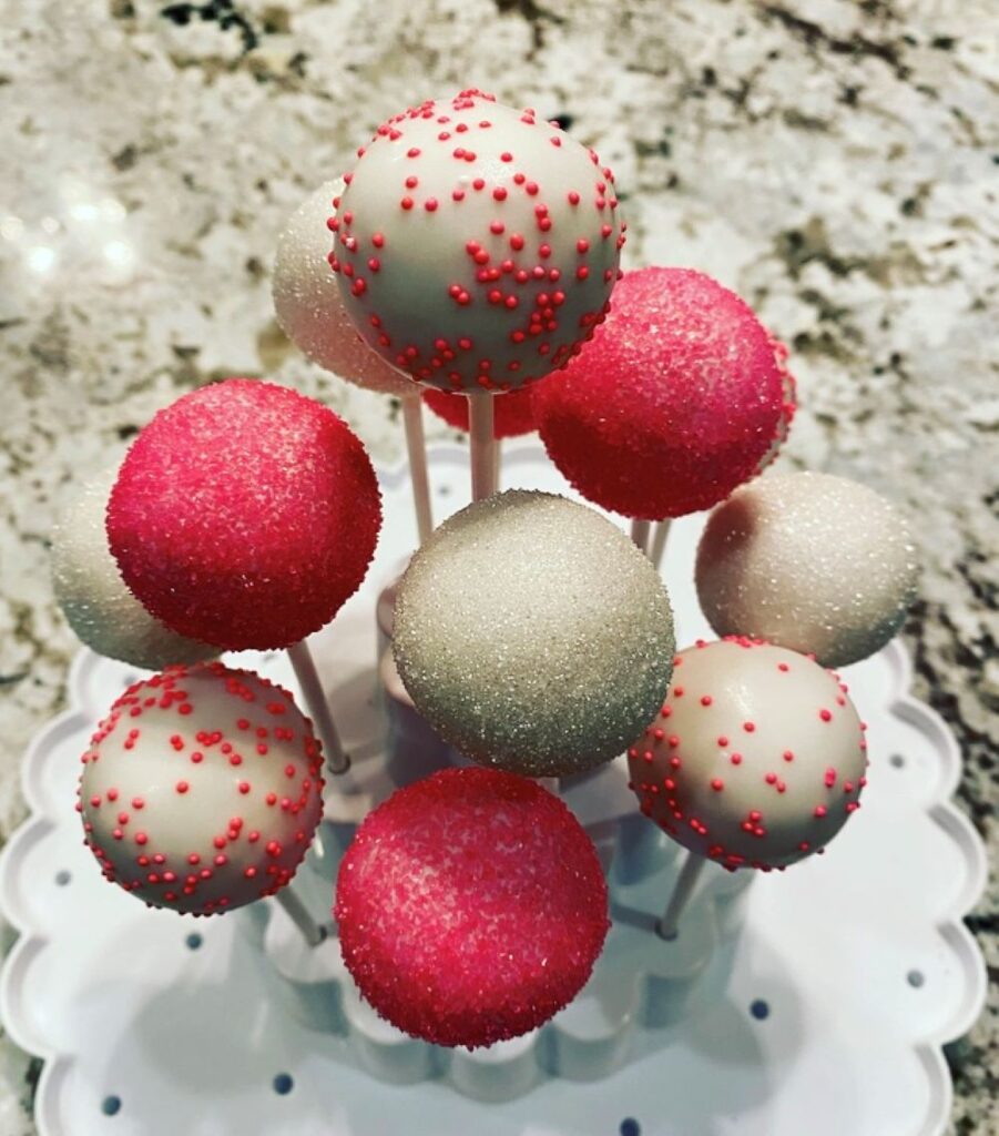 This is my first time making cake pops and they just keep falling down the  stick! Any advice? : r/Baking