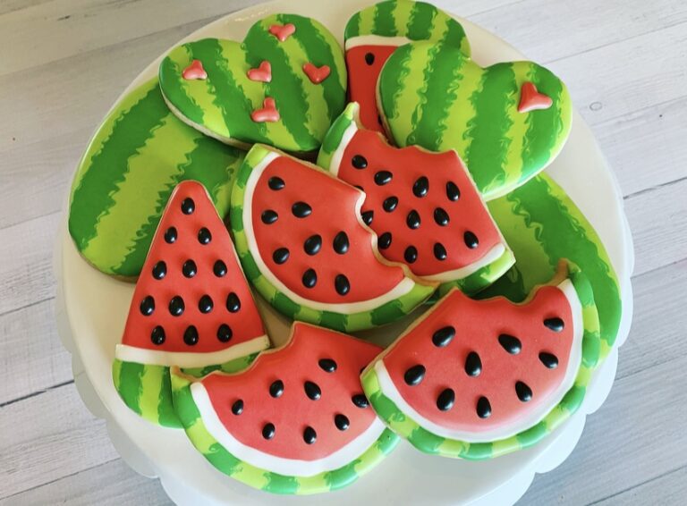 Watermelon Sugar Cookies For Any Summer Occasion!