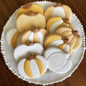 pumpkin spice cutout cookies