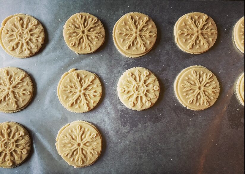 Christmas cookie stamps