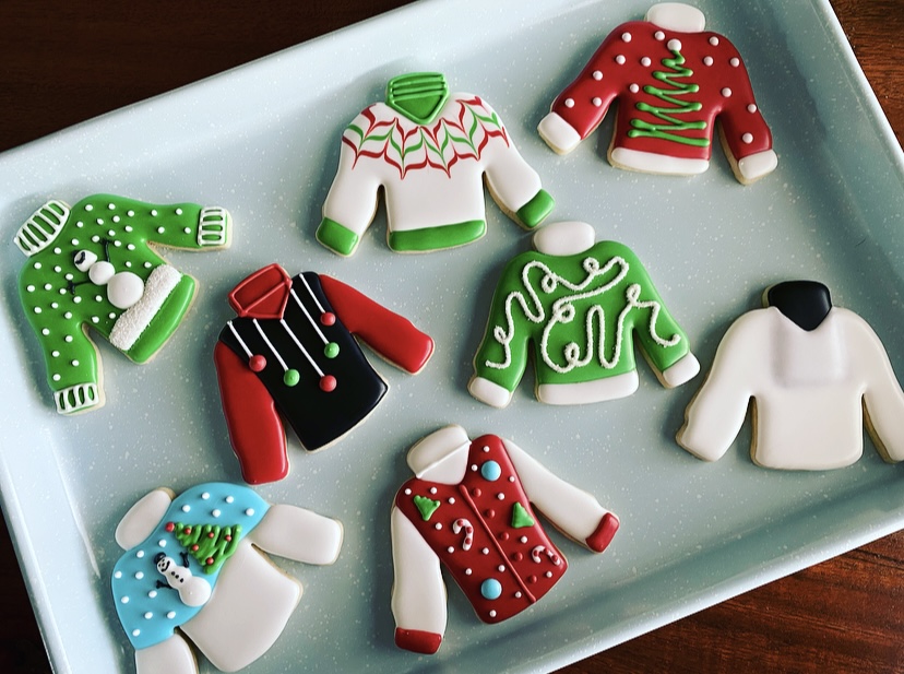 ugly Christmas sweater cookies