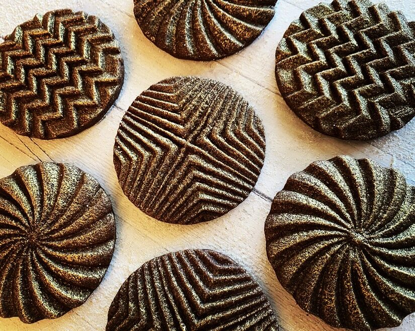 Chocolate cookie stamp recipe