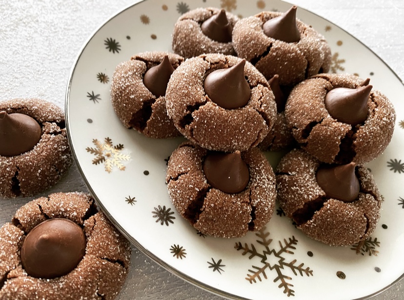 Chocolate Peanut Butter Blossoms