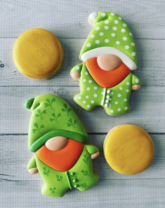 St. Patrick's Day Gnome Cookies