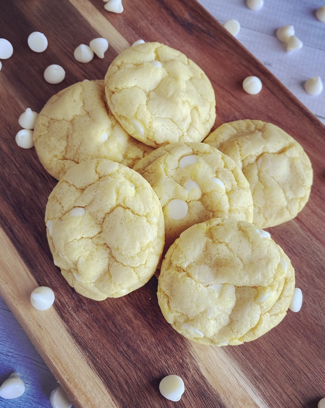 Lemon White Chocolate Cookies