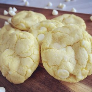 Lemon White Chocolate Cookies