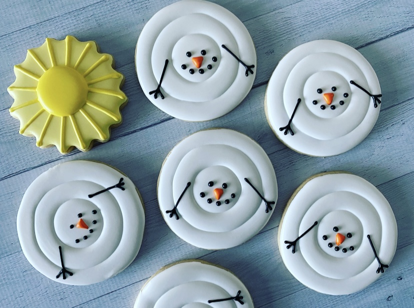 How To Make Melting Snowman Cookies For Beginner Cookie Decorators