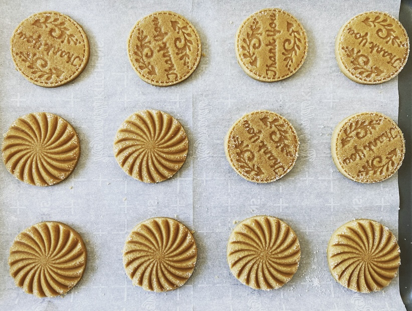 The Food Librarian: Brown Sugar Cookies with Nordic Ware Cookie Stamps