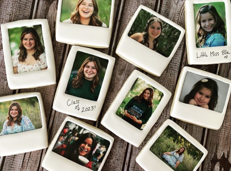 Time To Celebrate with Graduation Photo Cookies
