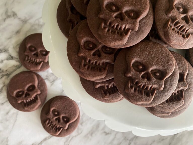 The Spookiest, But Easiest, Chocolate Stamped Cookies You Can Make!