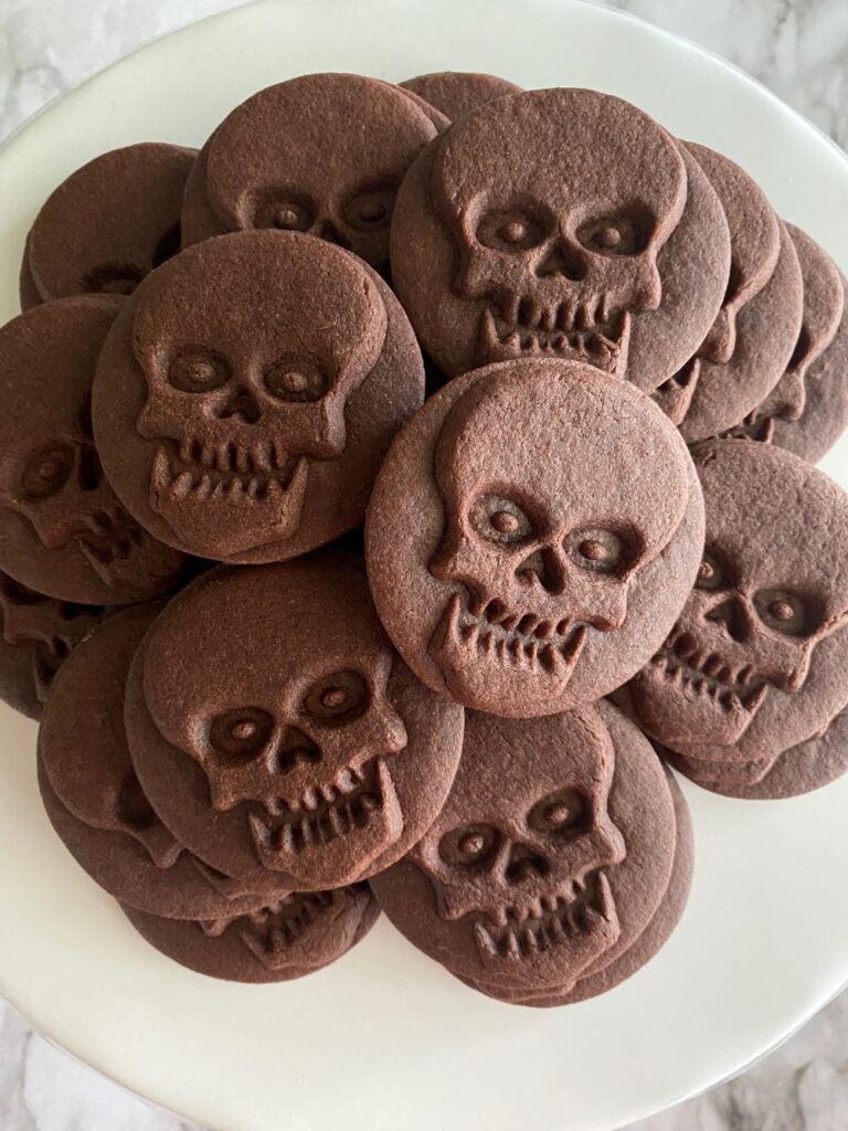 chocolate stamped cookies