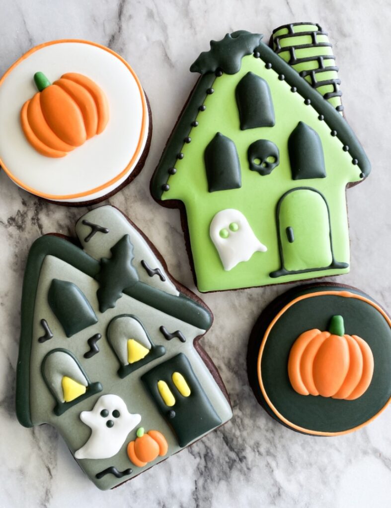 haunted house cookies