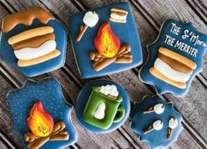 Make Your Own Campfire Cookies With Royal Icing Transfers