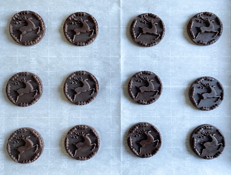 chocolate mint cookie stamp recipe