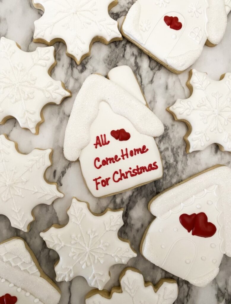 All hearts come home for christmas cookies