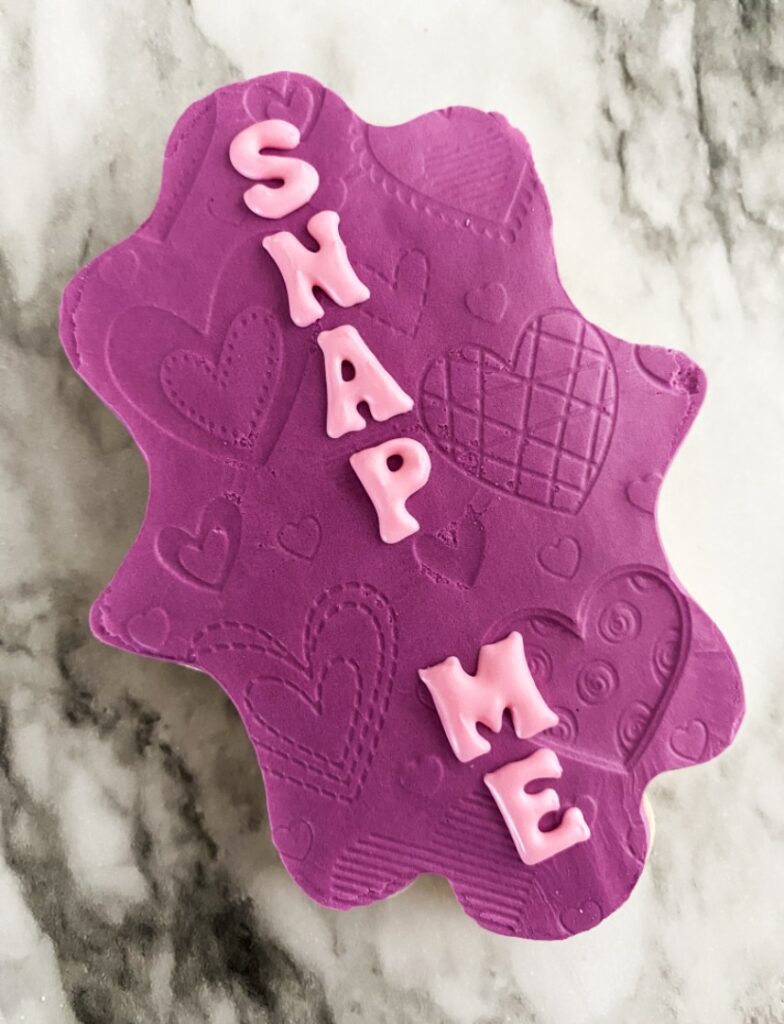 Valentine's Day embossed parchment paper