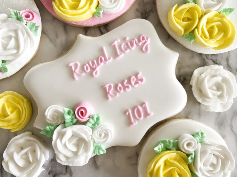 Creating A Beautiful Cookie Garden: Royal Icing Roses 101!