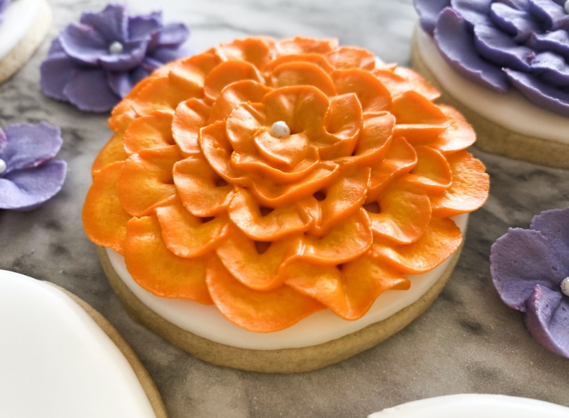 royal icing roses