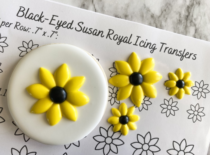 royal icing transfers flowers