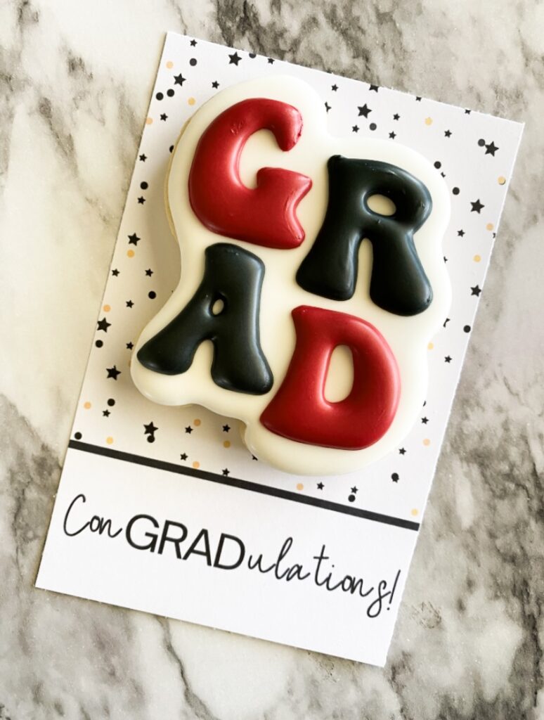 Graduation cookie cards