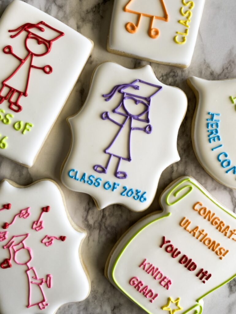 graduation cookies decorated