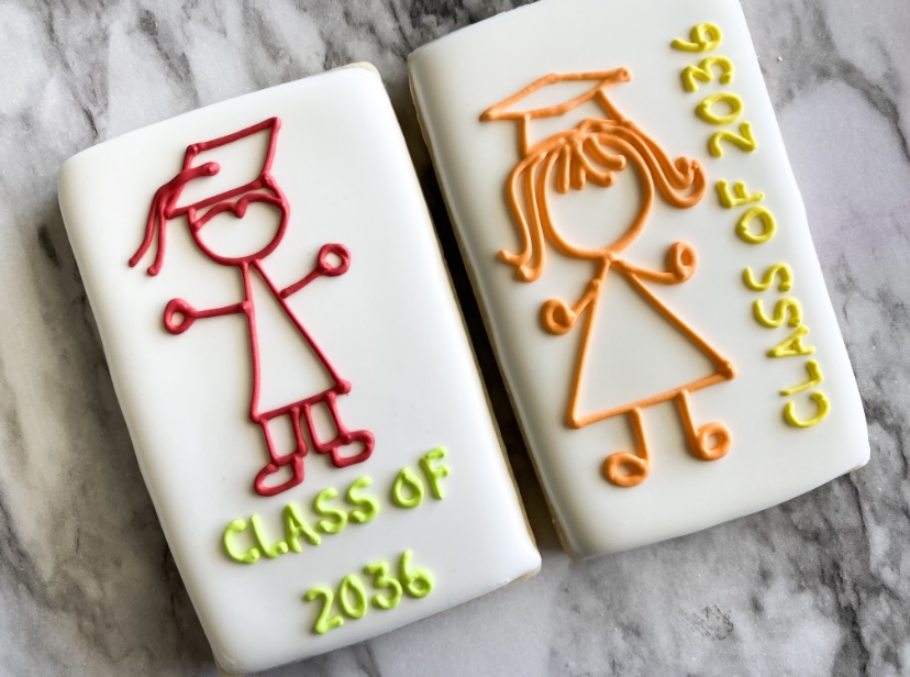 graduation cookies decorated