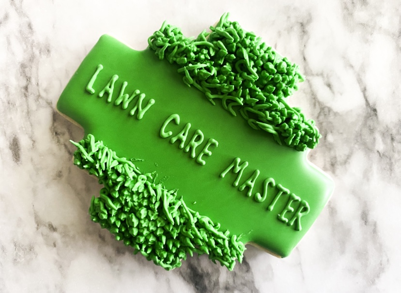 lawn care cookies