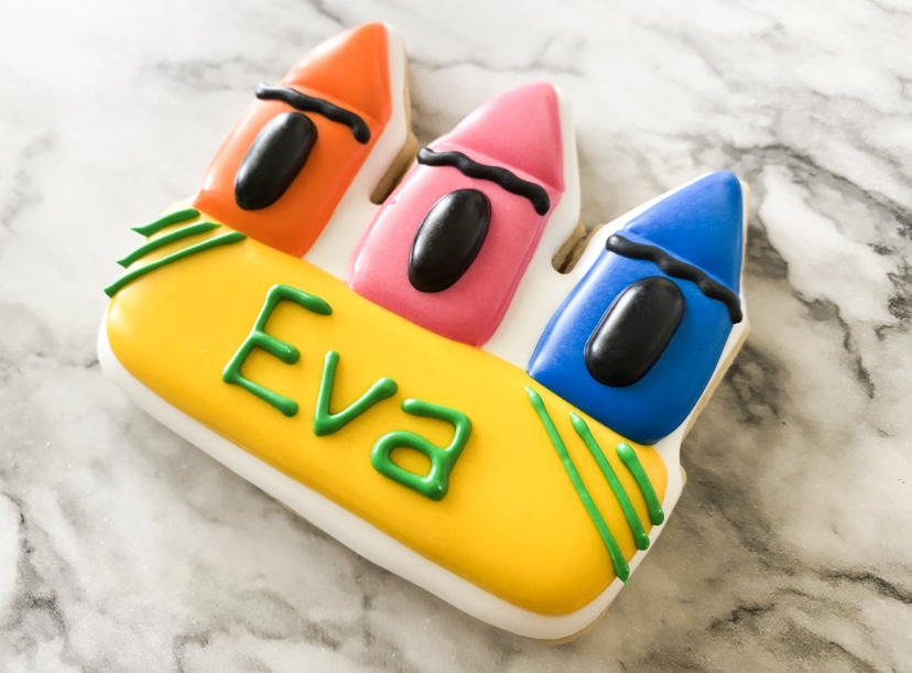 back to school cookies decorated