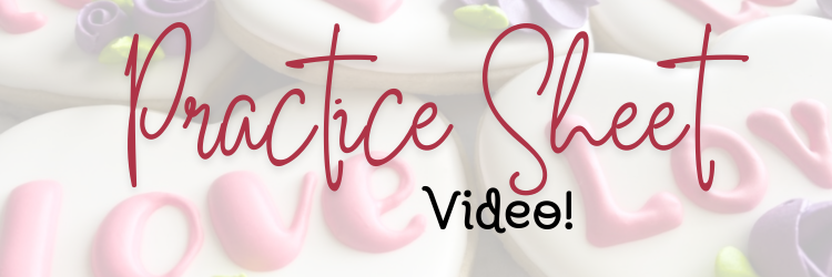 how to write with royal icing