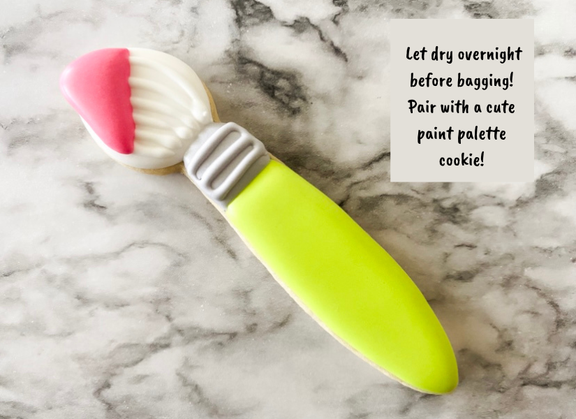 paintbrush cookie