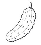 pickle cookies decorated