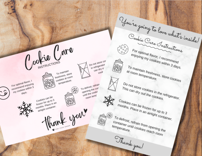 Free Cookie Care Cards You’ve Been Asking For Are Here!