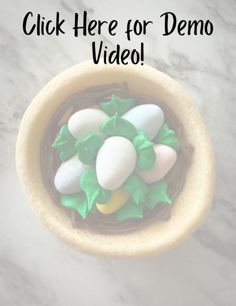 bird's nest cookies decorated