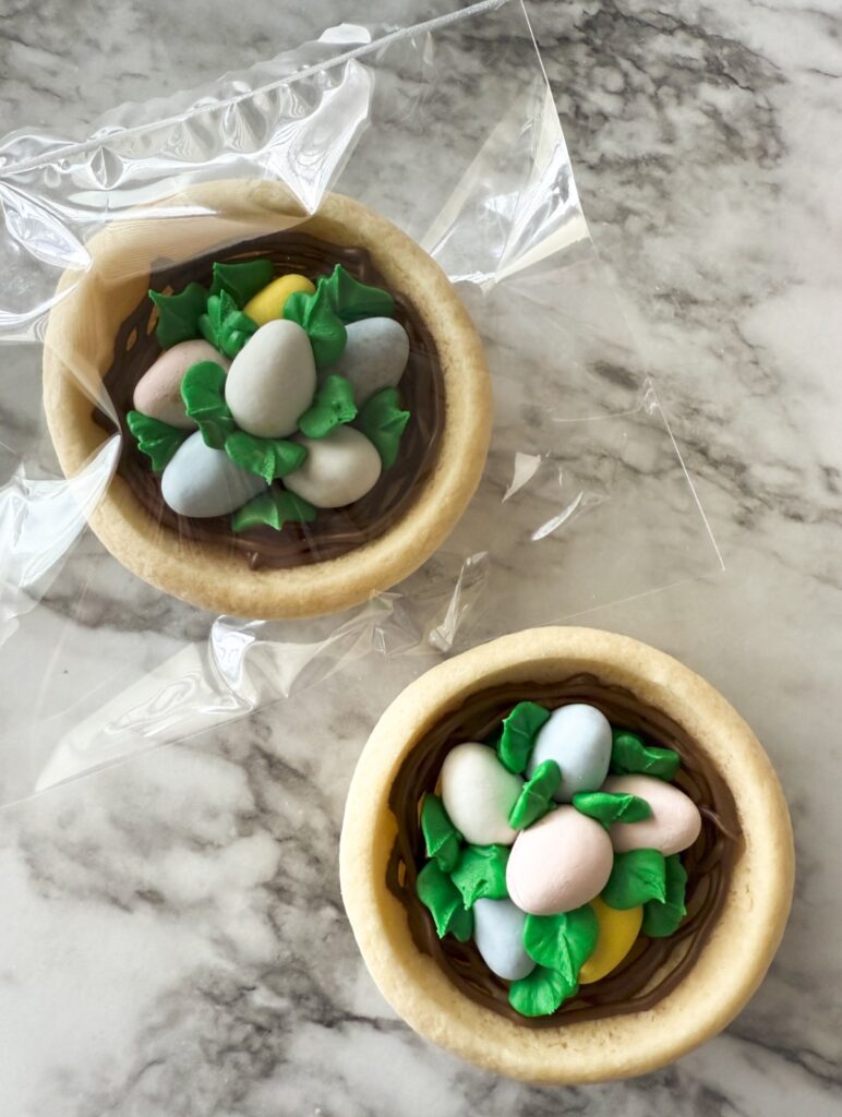 how to make birds nest cookies