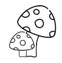 mushroom cookies decorated