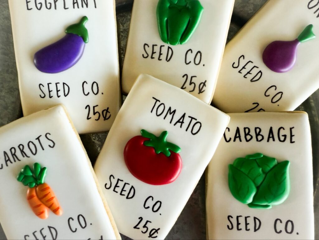 How to Decorate Adorable Veggie Cookies with Royal Icing Transfers!