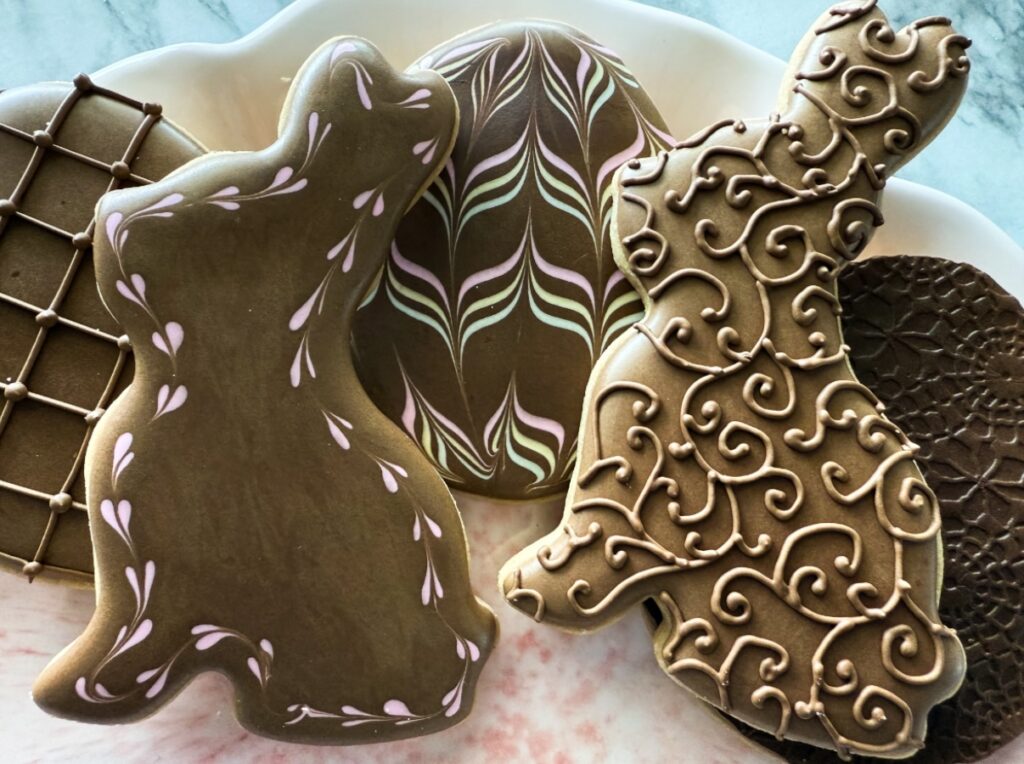 chocolate royal icing