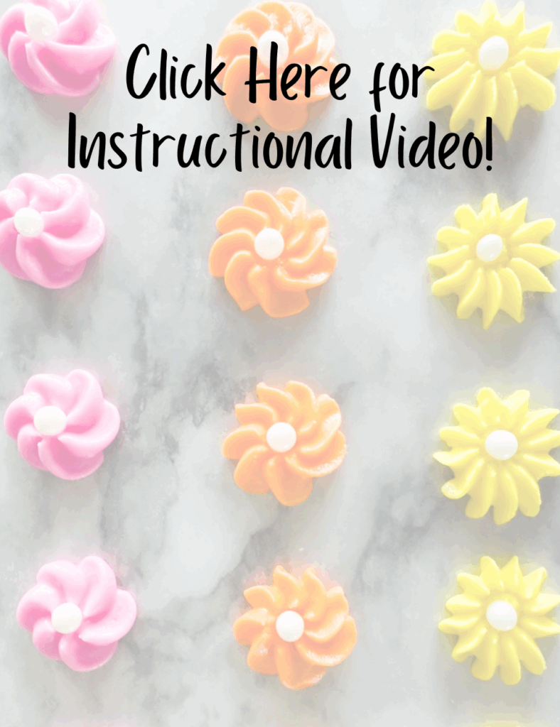 how to make royal icing flowers