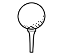 Golf cookies decorated