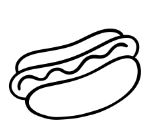 hot dog cookies decorated
