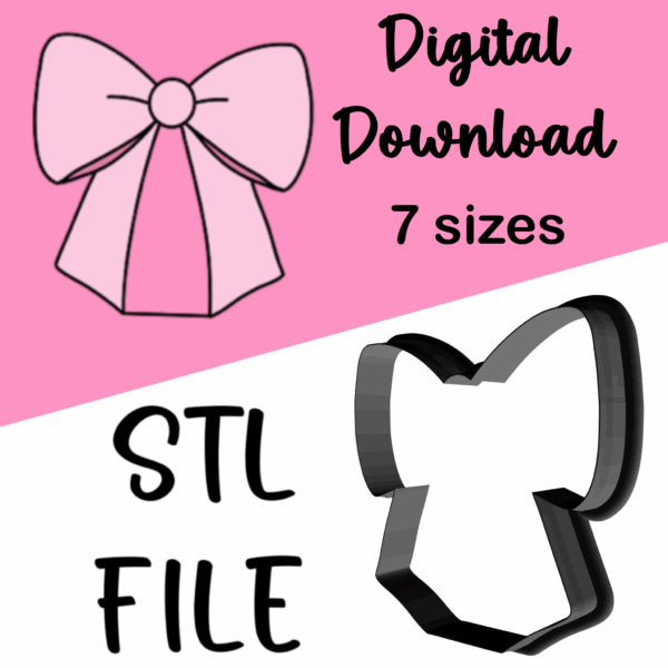 ribbon cookie cutter STL files
