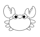 crab cookies decorated