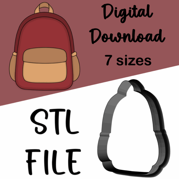 backpack cookie cutter