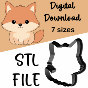fox cookie cutter STL file