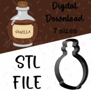 your baking bestie cookie cutters STL files
