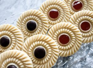 Do You Love Stamped Cookies With Jam or Chocolate? You can have Both!