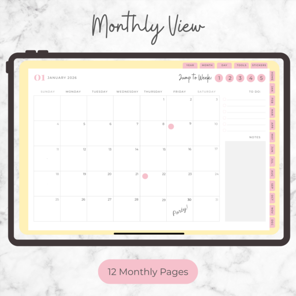 digital planner baking business